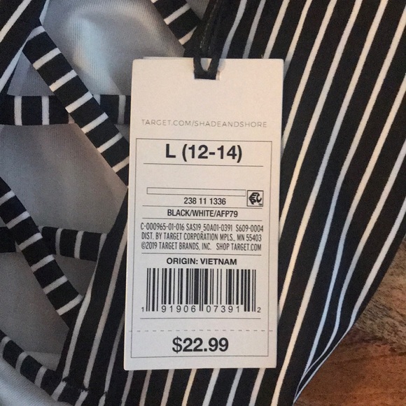 NWT Shade & shore caged high waisted bikini bottom - Picture 4 of 5